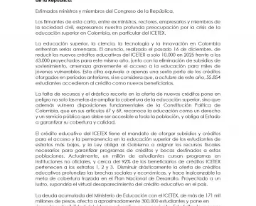 comunicado a la opinión pública 